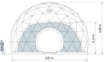 Special-tent-zendome-9-84m-75r    gable-view